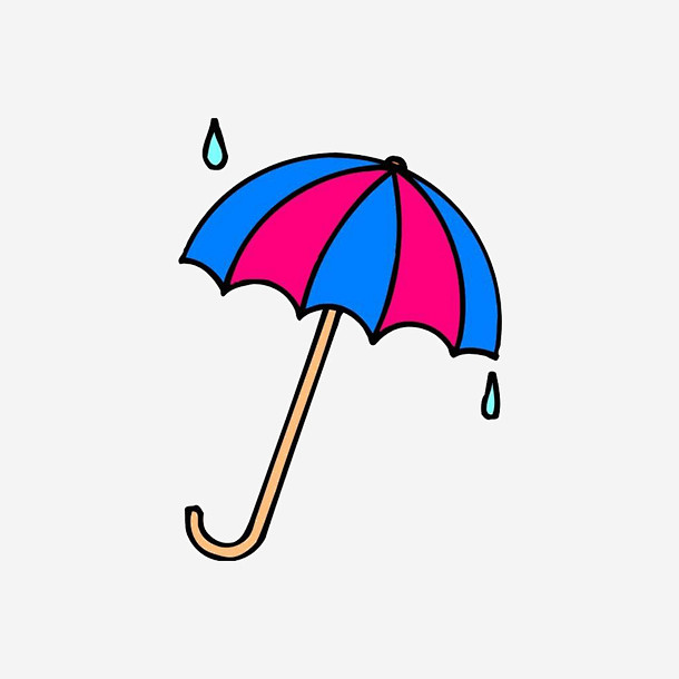 手繪雨傘高清素材的創意應用與風格解析